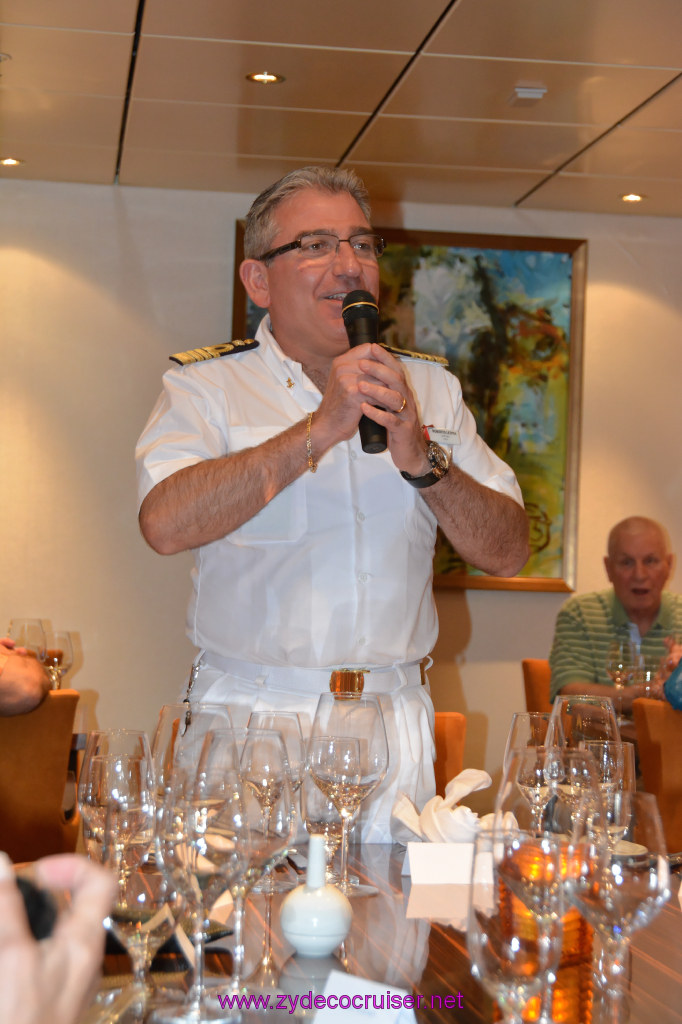 015: Carnival Sunshine, Captain's Diamond Event, Steakhouse Lunch, Captain Roberto Leotta