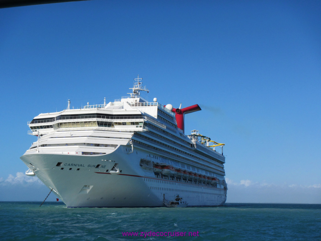 031: Carnival Sunshine, John Heald's Bloggers Cruise, BC7, Belize, Sergeant's Cay Snorkel Adventure