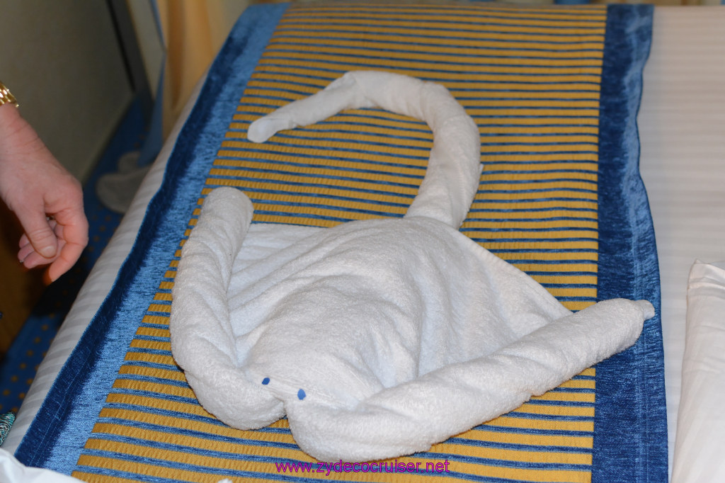 114: Carnival Sunshine, John Heald's Bloggers Cruise, BC7, Belize, Towel Animal, Stingray, 