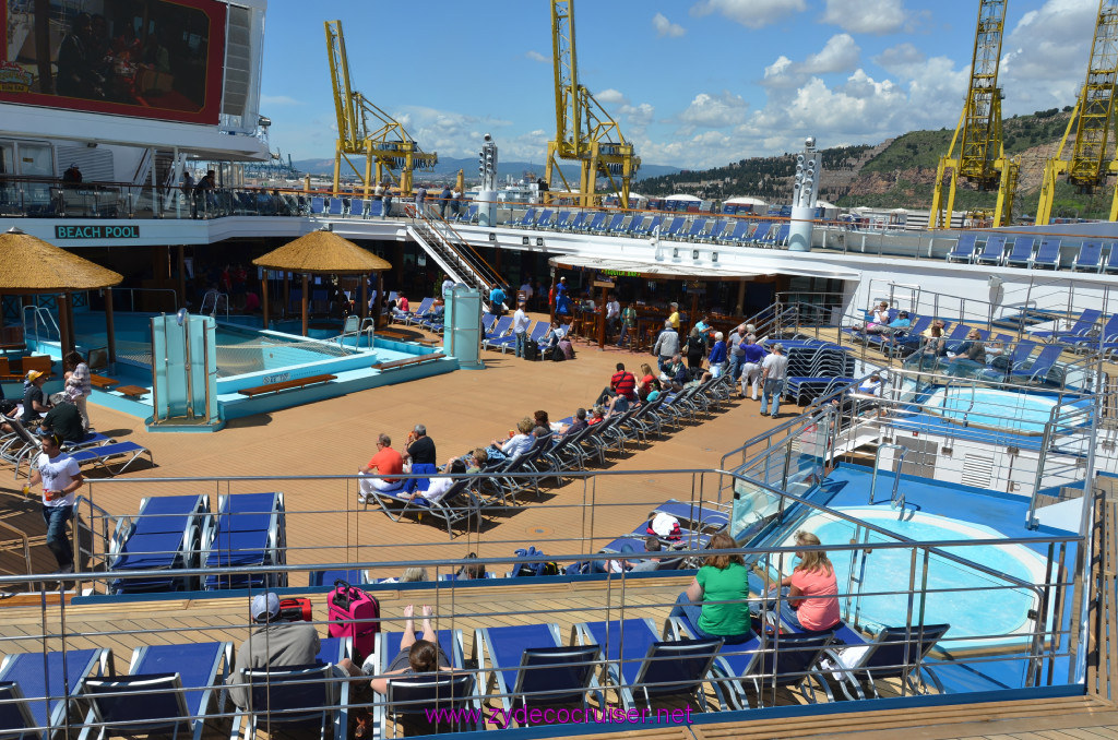 085: Carnival Sunshine Cruise, Barcelona, Embarkation, Lido, 