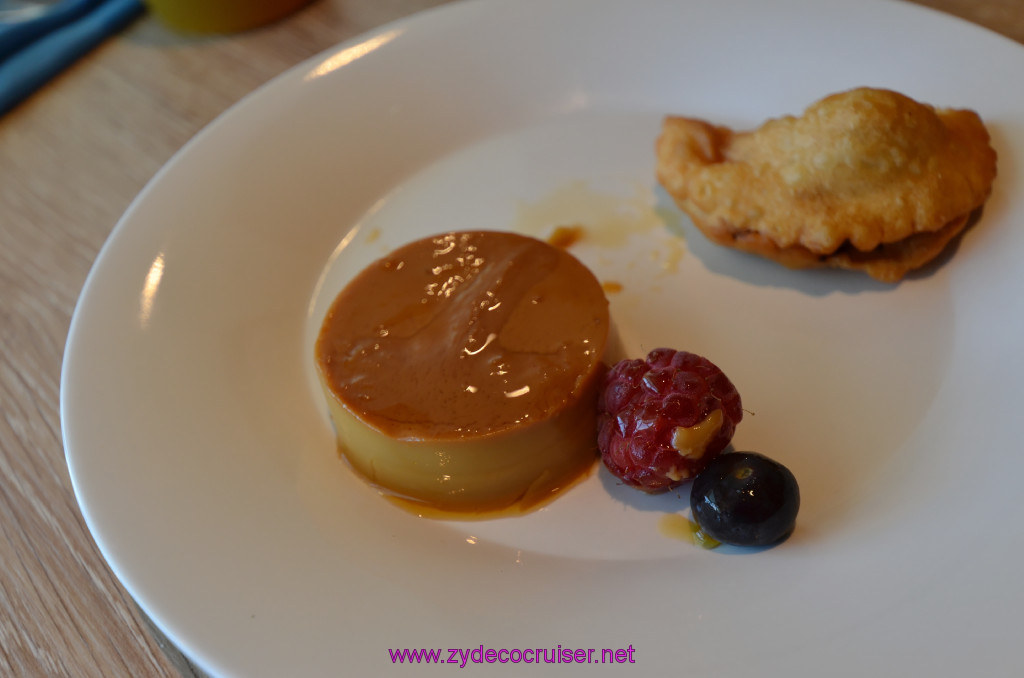 241: Carnival Sunshine Cruise, Barcelona, Embarkation, Caramel Rum Flan, 