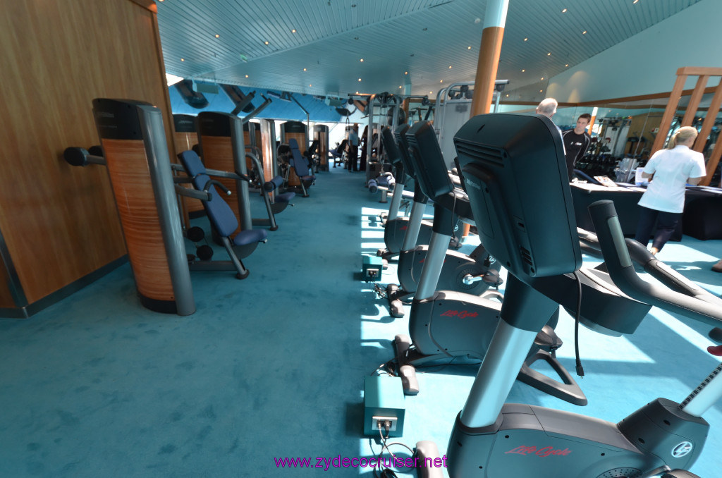 274: Carnival Sunshine Cruise, Barcelona, Embarkation, Gym, 