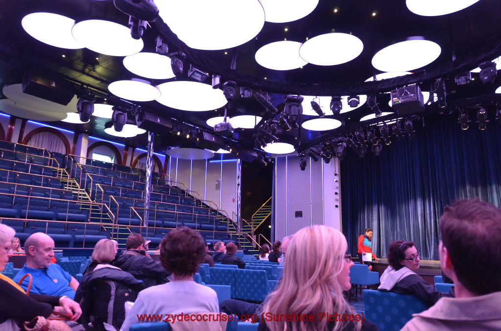 010: Carnival Sunshine Cruise, Marseilles, Waiting for our tour in the Liquid Lounge, 