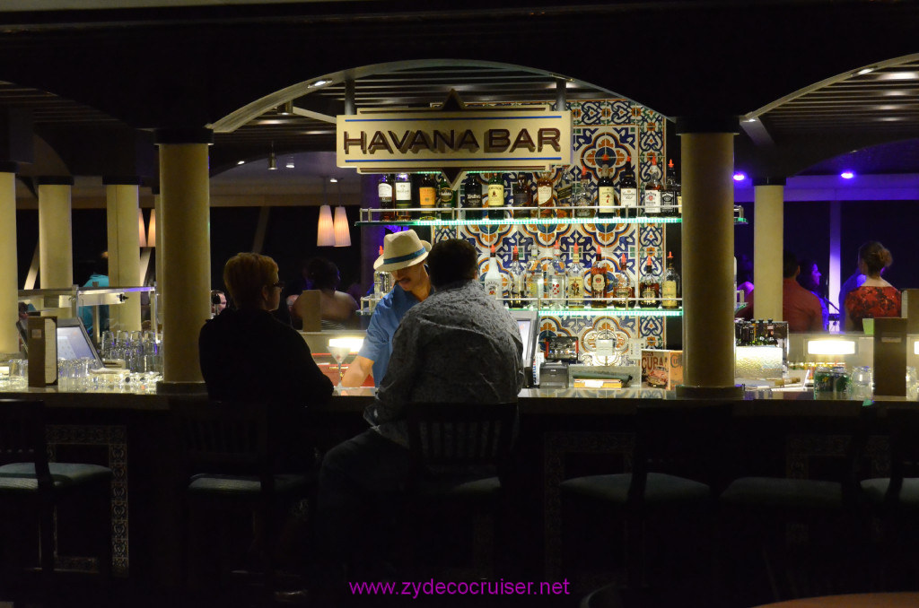 142: Carnival Sunshine Cruise, Marseilles, Havana Bar, 