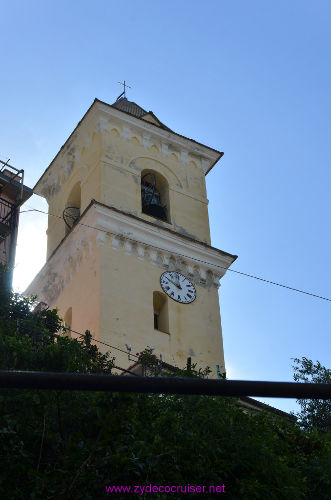 114: Carnival Sunshine Cruise, La Spezia, Cinque Terre Tour, Manarola, Riomaggiore, Clock Tower, 