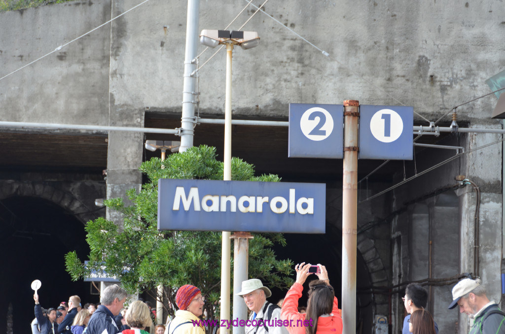 161: Carnival Sunshine Cruise, La Spezia, Cinque Terre Tour, Manarola, Riomaggiore,  Train Station, 