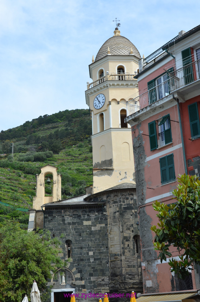 172: Carnival Sunshine Cruise, La Spezia, Cinque Terre Tour, Vernazza, Church of Santa Margherita d'Antiochia