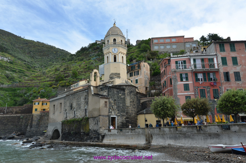 182: Carnival Sunshine Cruise, La Spezia, Cinque Terre Tour, Vernazza, Church of Santa Margherita d'Antiochia 