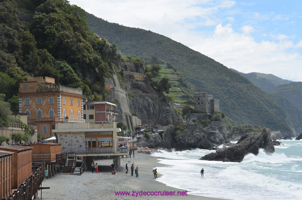 232: Carnival Sunshine Cruise, La Spezia, Cinque Terre Tour, Monterosso, Old Town Beach, 