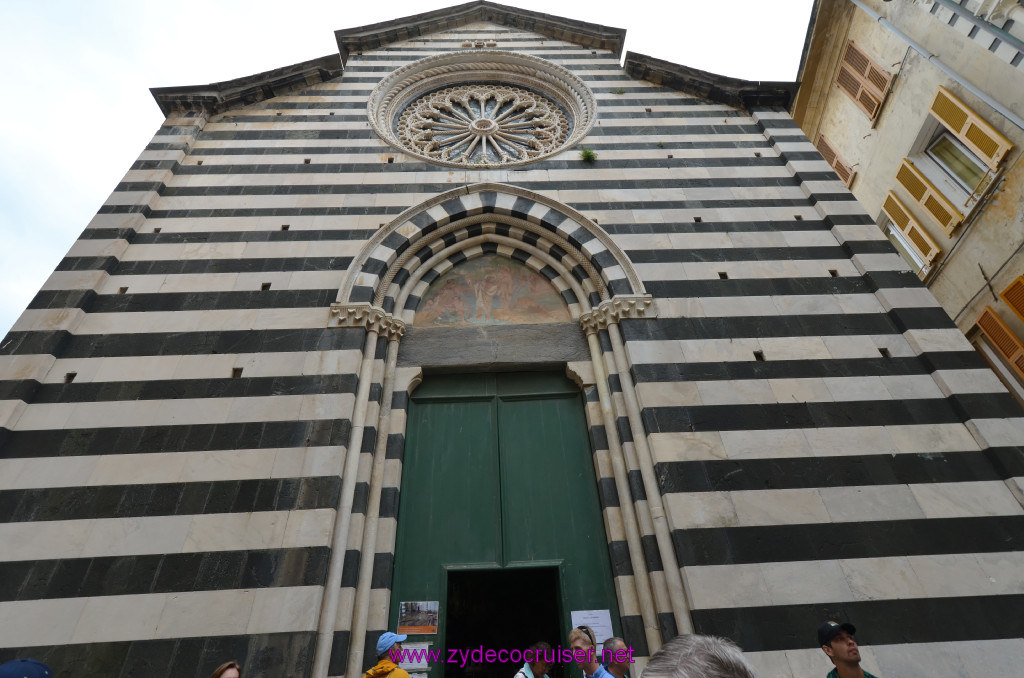 249: Carnival Sunshine Cruise, La Spezia, Cinque Terre Tour, Monterosso, Church of San Giovanni Battista 