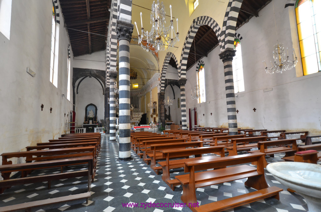 290: Carnival Sunshine Cruise, La Spezia, Cinque Terre Tour, Monterosso, Church of San Giovanni Battista 