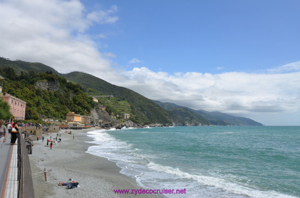 355: Carnival Sunshine Cruise, La Spezia, Cinque Terre Tour, Monterosso, Old Town Beach, 