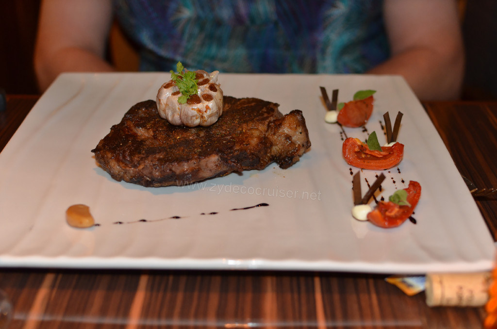 019: Carnival Sunshine Fahrenheit 555 Steakhouse, Spice-Rubbed Prime Ribeye Steak