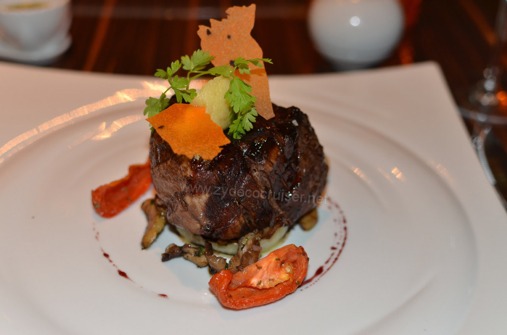 306: Carnival Sunshine Cruise, Civitavecchia, Fahrenheit 555 Steakhouse, Broiled Filet Mignon