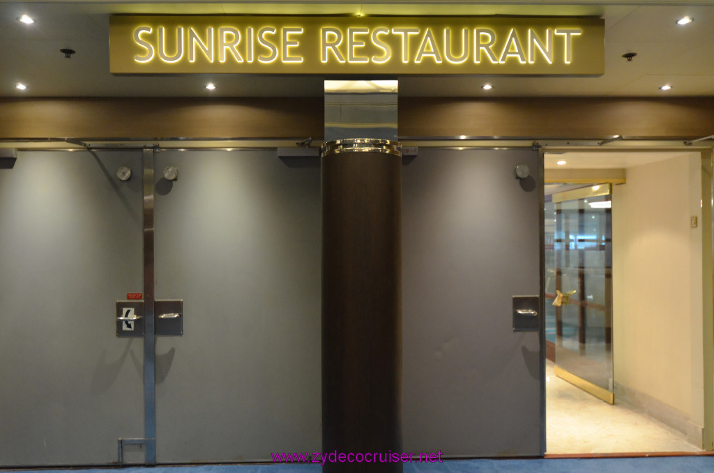 374: Carnival Sunshine Cruise, Naples, Sunrise Restaurant, 