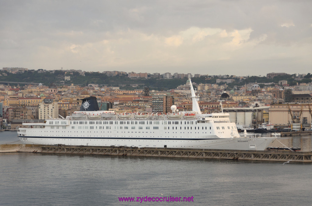 007: Carnival Sunshine Cruise, Naples, Arriving in Naples, MSC Melody, was once attacked by pirates, 