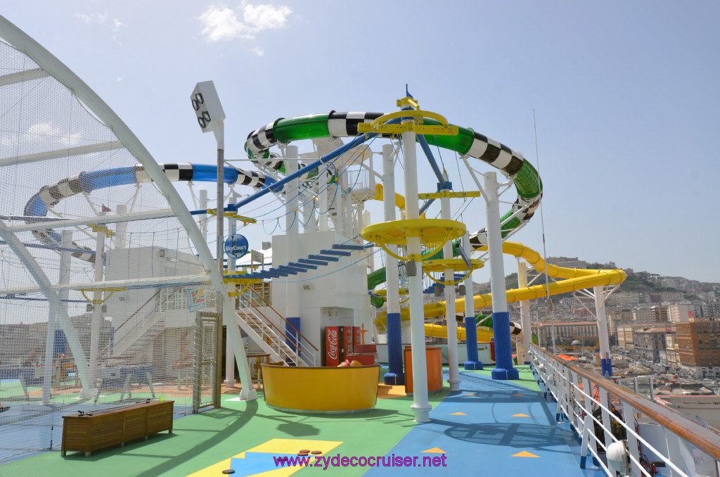 318: Carnival Sunshine Cruise, Naples, Waterslides, 