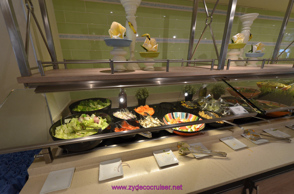 324: Carnival Sunshine Cruise, Naples, Lido Marketplace Salad Bar, 