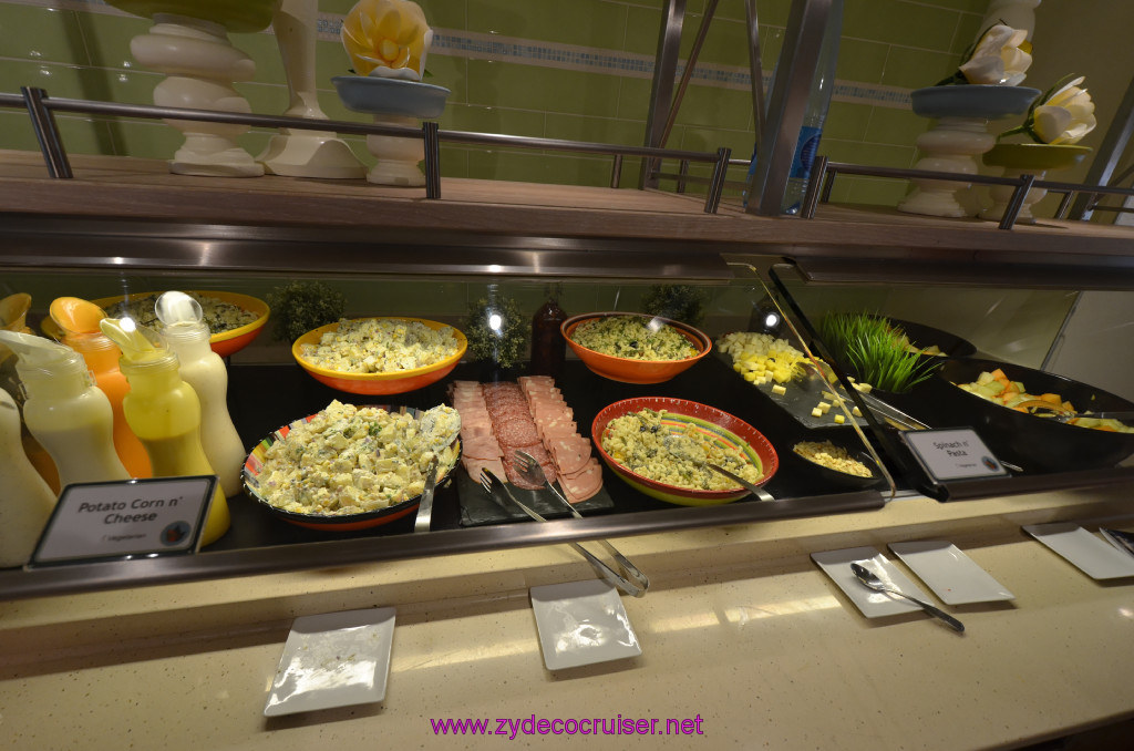 326: Carnival Sunshine Cruise, Naples, Lido Marketplace Salad Bar, 