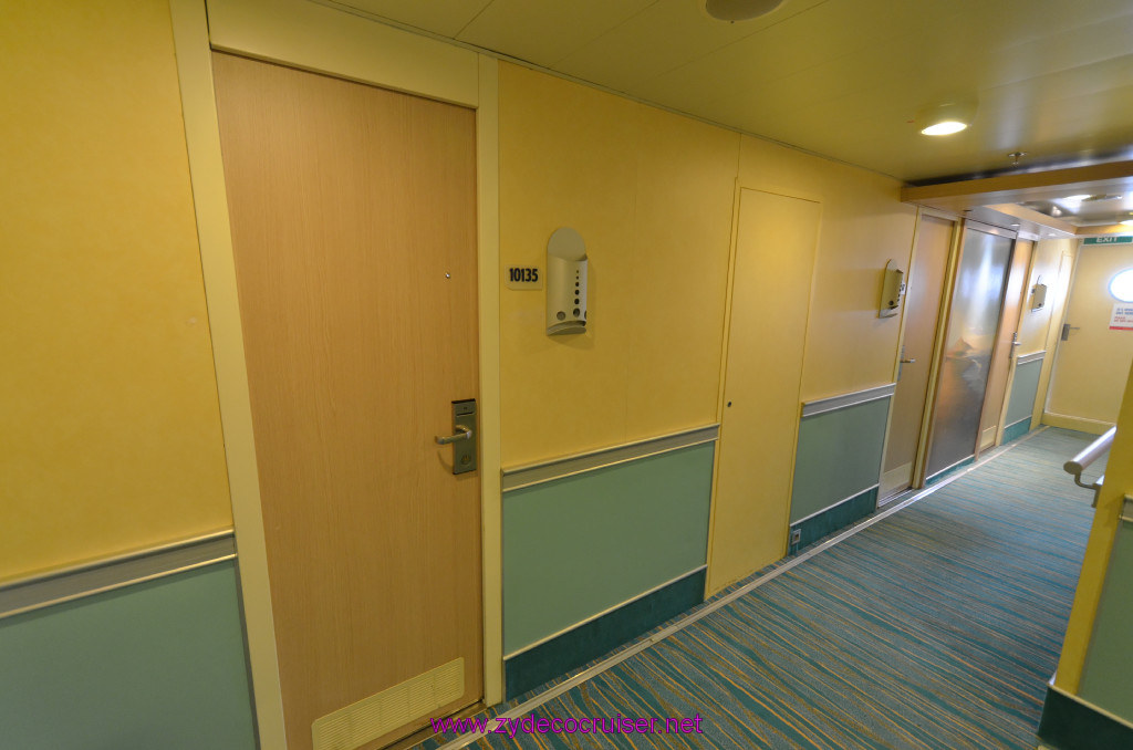 030: Carnival Sunshine Cruise, Fun Day at Sea, Cabin Door 10135