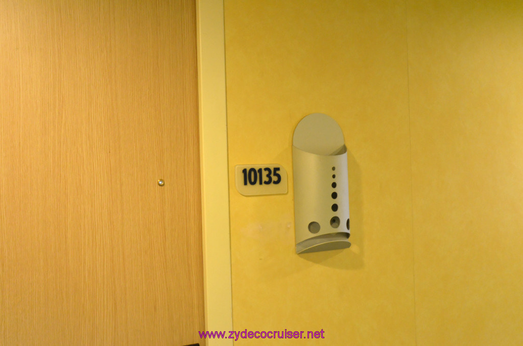 031: Carnival Sunshine Cruise, Fun Day at Sea, Cabin Door 10135, Mailbox, 