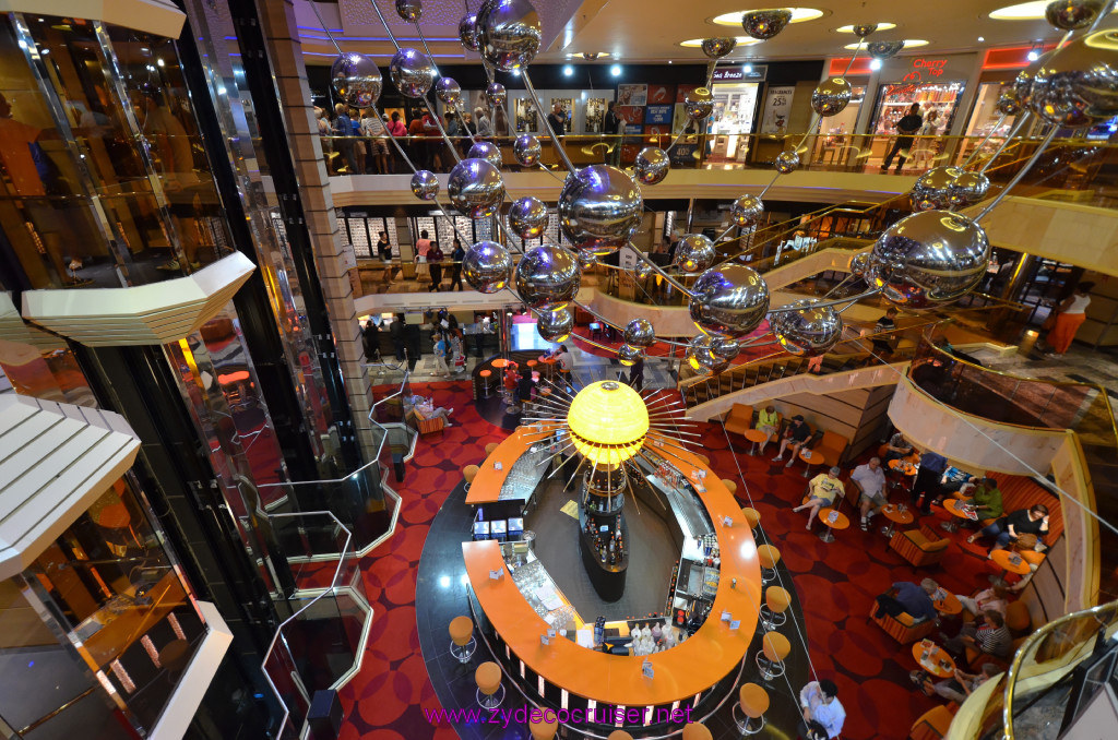 046: Carnival Sunshine Cruise, Fun Day at Sea, Lobby Bar and Atrium, 