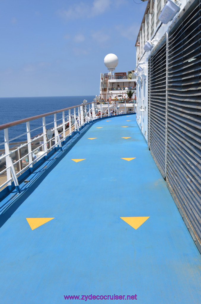 075: Carnival Sunshine Cruise, Fun Day at Sea, Jogging Track, 