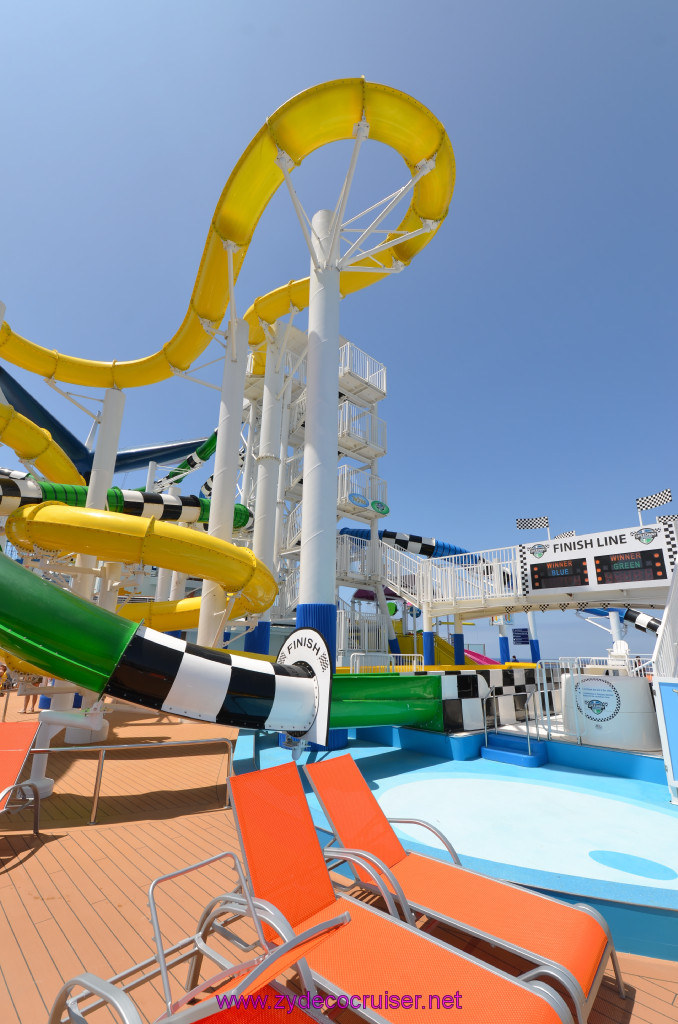 095: Carnival Sunshine Cruise, Fun Day at Sea, Waterslides, Splashzone, 