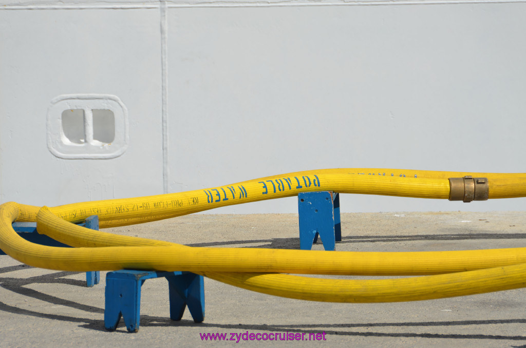 042: Carnival Sunshine Cruise, Mallorca, Potable Water Hoses, 