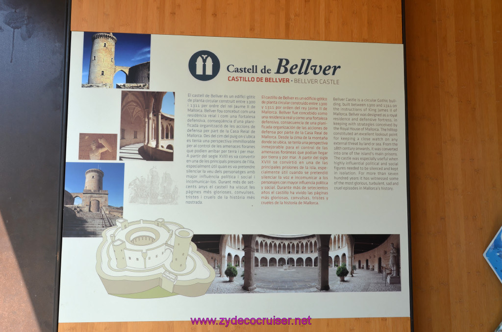 069: Carnival Sunshine Cruise, Mallorca, Bellver Castle, 