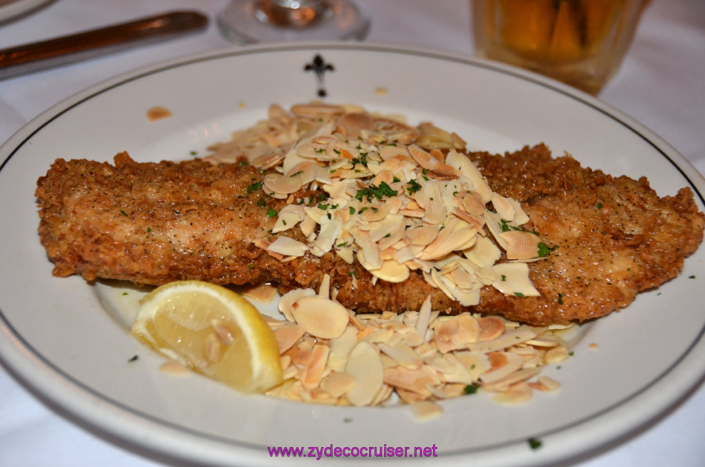 009: Pre-cruise - Galatoire's Bistro, Baton Rouge, LA, Gulf Fish Meuniere Amandine, 