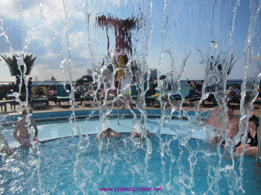 230: Carnival Sunshine Cruise, Nov 21, 2013, Grand Cayman, View from behind the waterfall