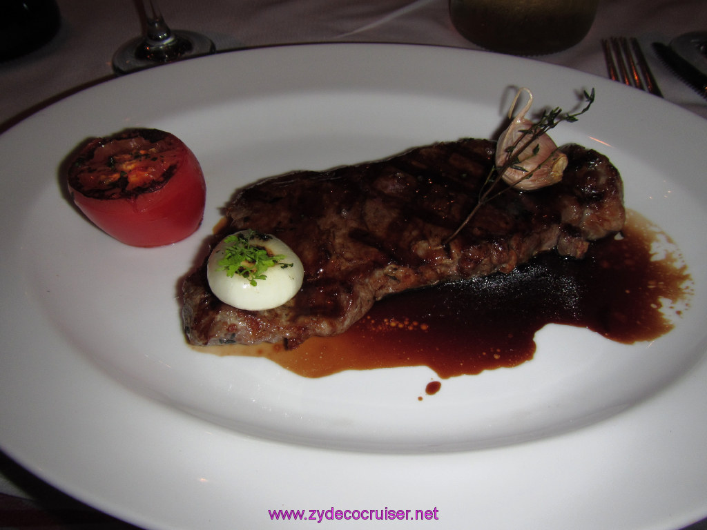 127: Carnival Sunshine Cruise, Nov 22, 2013, Cozumel, Cucina del Capitano, Diamond Guest Captain's Event, Bistecca Alla Griglia, 