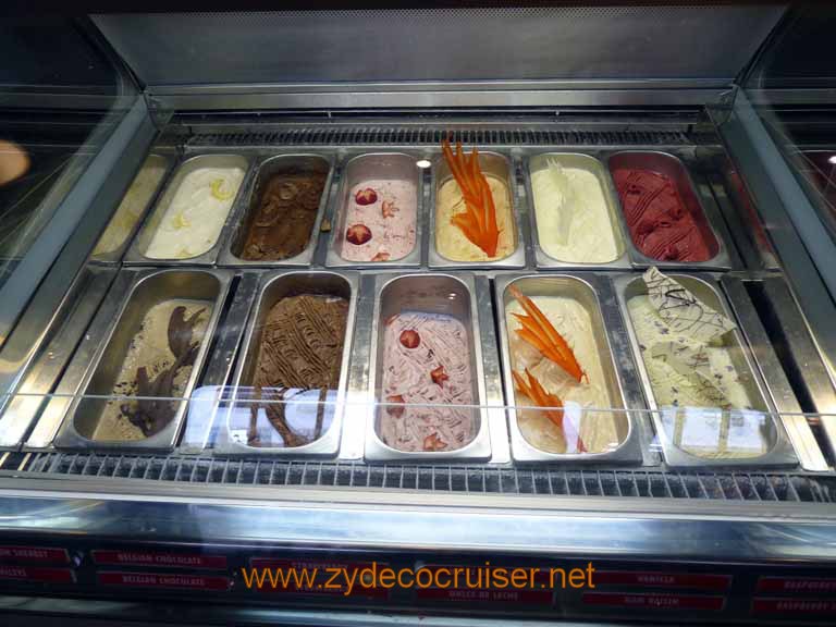 155: Carnival Triumph, Cozumel, Coffee Bar Ice Cream