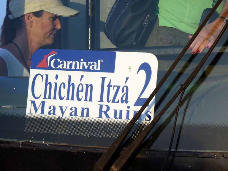 008: Carnival Triumph, Progreso, Chichen Itza, Bus Number 2