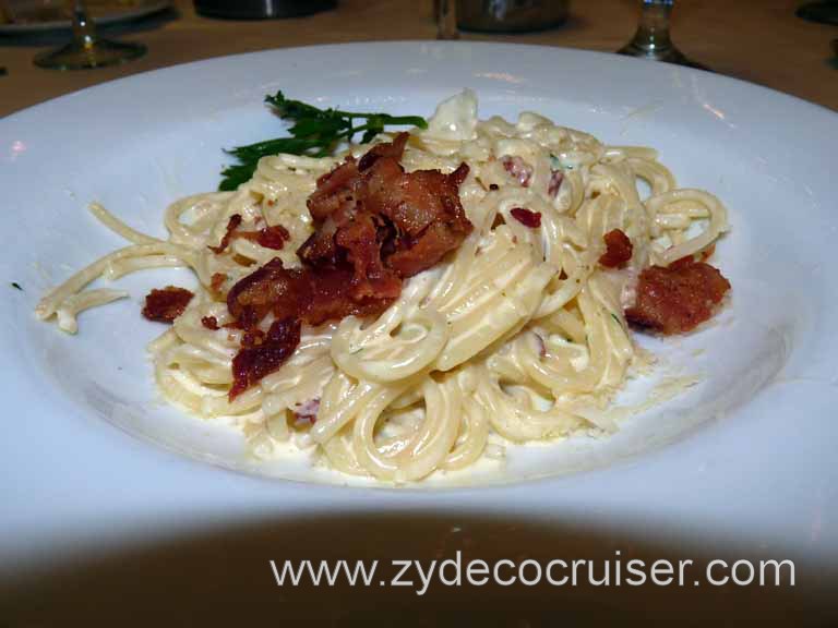 060: Carnival Triumph, Fun Day at Sea and Elegant Night, Spaghetti Carbonara (Starter)