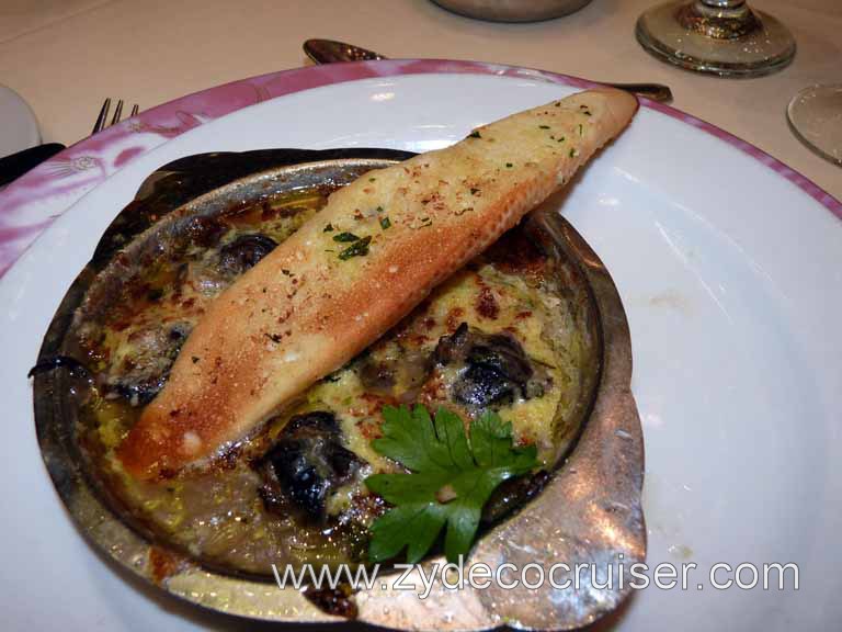 085: Carnival Triumph, Sea Day 2 - Escargot Bourguignonne