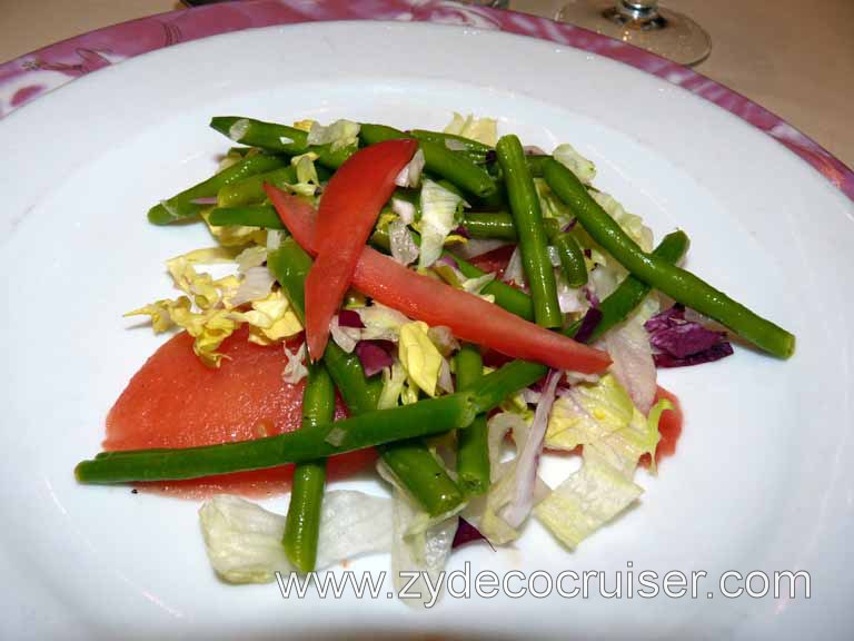 086: Carnival Triumph, Sea Day 2 - Green Bean and Roma Tomatoes