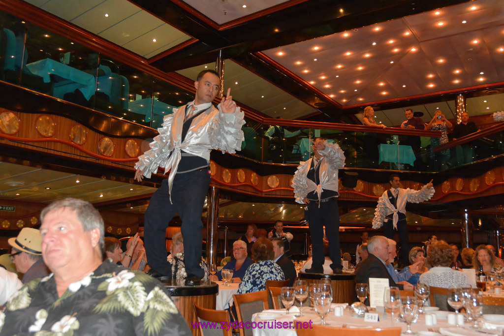 154: Carnival Triumph Journeys Cruise, Sea Day 3, MDR Dinner, Captain's Gala Dinner, 