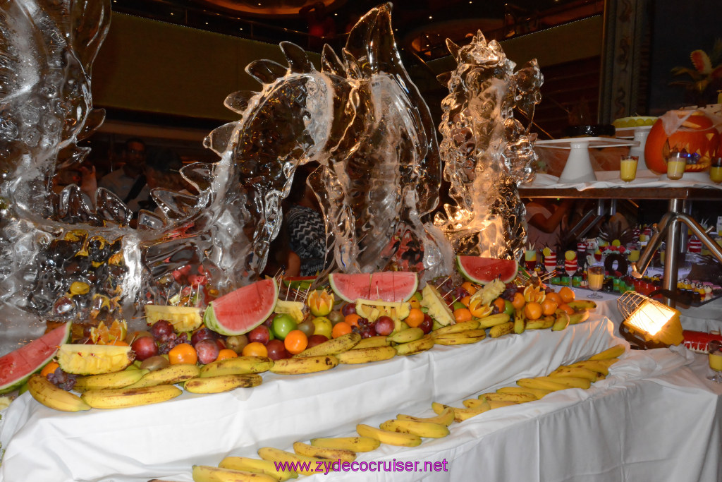 202: Carnival Triumph Journeys Cruise, Sea Day 3,  Midnight Gala Buffet, 