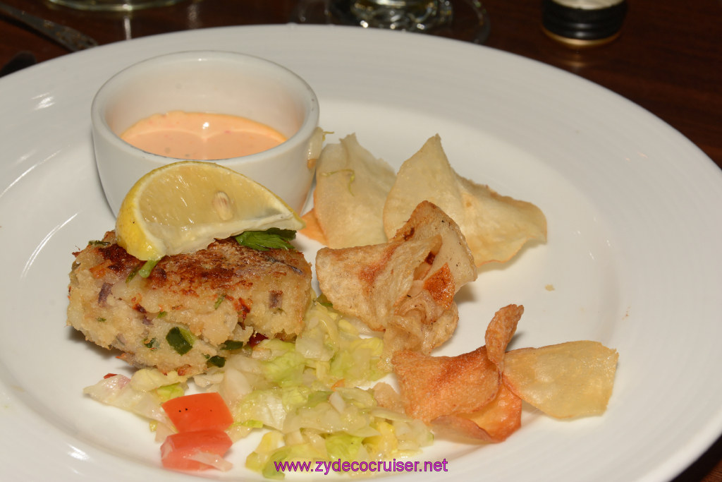 285: Carnival Triumph Oct 24th Journeys Cruise, Bonaire, MDR Dinner, Balchi del Pisca, (Fish Cake)