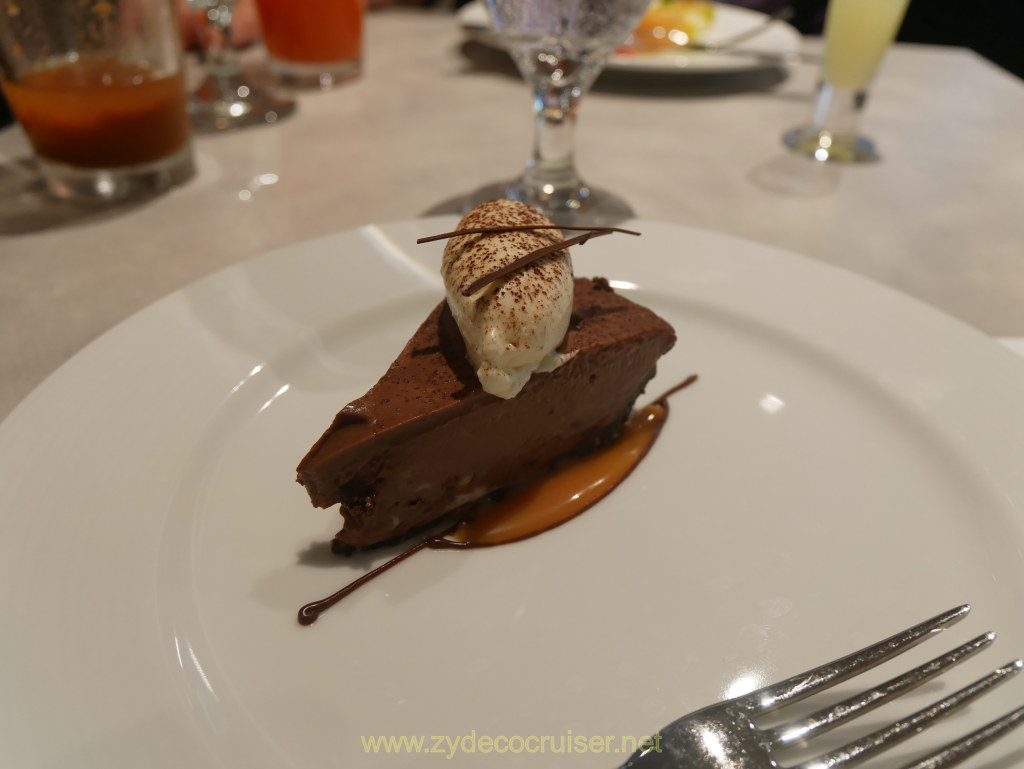 032: Carnival Venezia Transatlantic Cruise,  Chocolate Hazelnut Icebox Pie