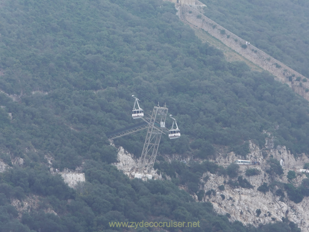 156: Carnival Venezia Transatlantic Cruise, Gibralter, Cable Car