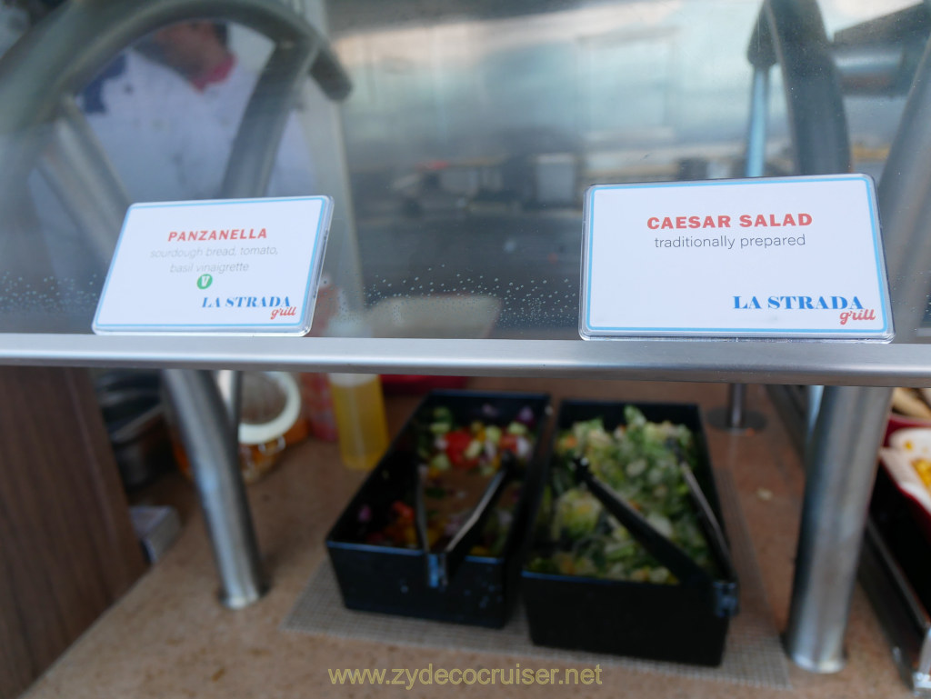 Carnival Venezia Transatlantic Cruise, Sea Day 2, La Strada Grill #carnivalvenezia