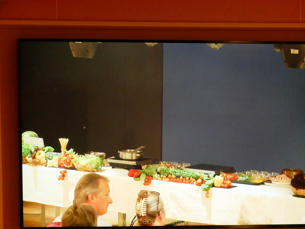 006: Carnival Venezia Transatlantic Cruise, Sea Day 3, Cooking Demonstration, 