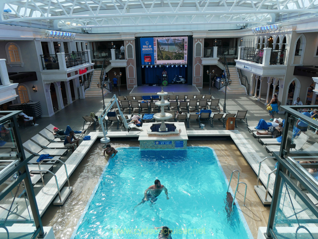 037: Carnival Venezia Transatlantic Cruise, Sea Day 3, Lido Pool