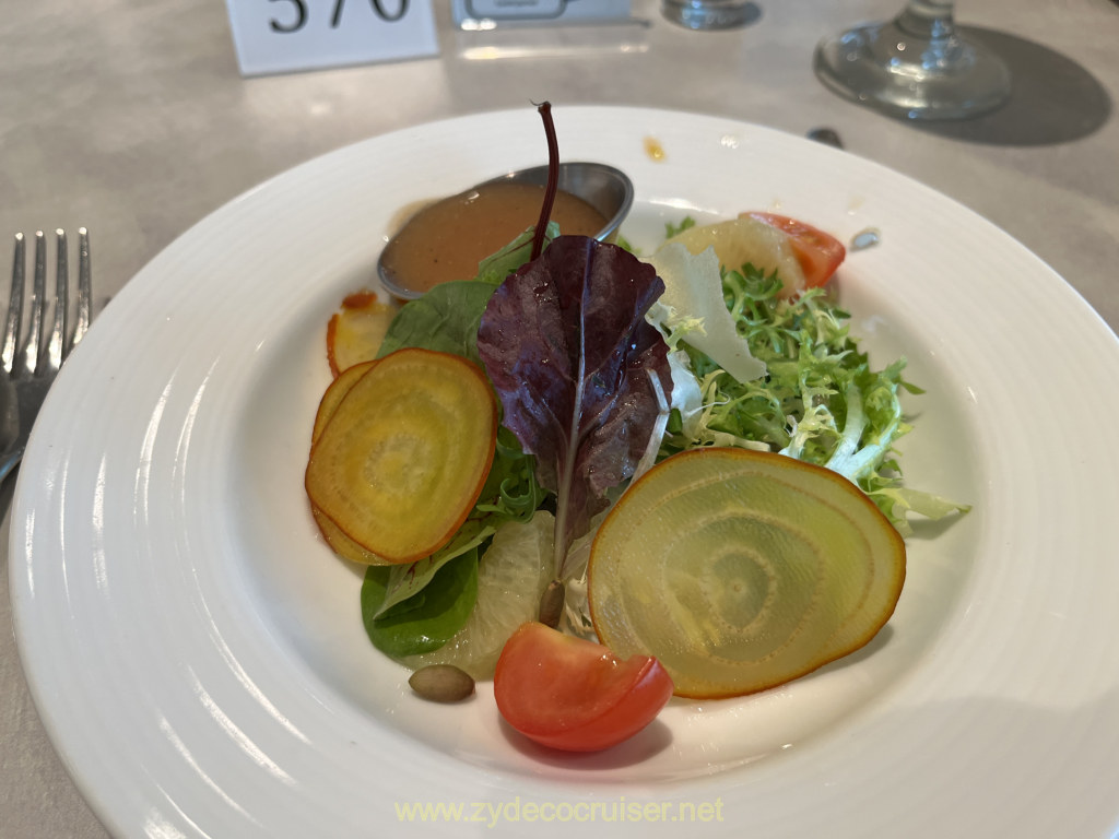 015: Carnival Venezia Transatlantic Cruise, Sea Day 8, Lunch, Far East Asia, Mandarin Honey Crunch Salad