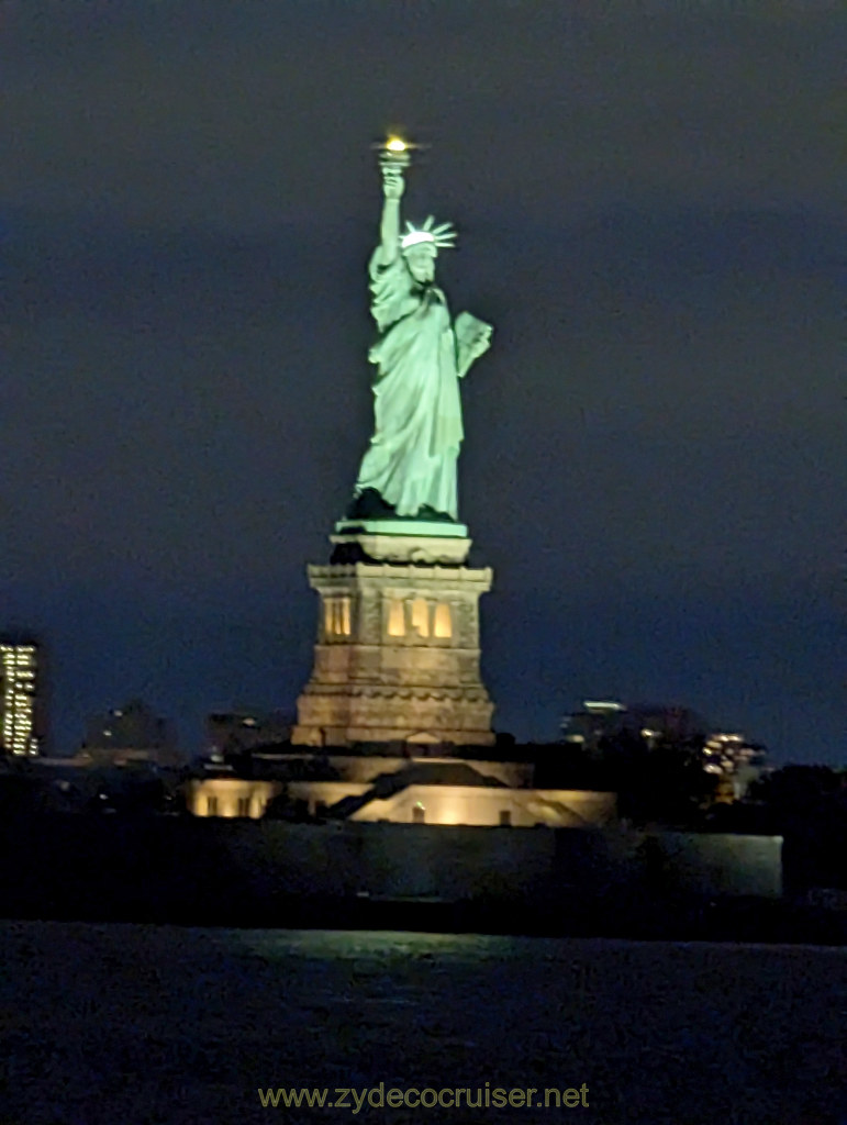 045: Carnival Venezia Transatlantic Cruise, Sea Day 9, Statue of Liberty