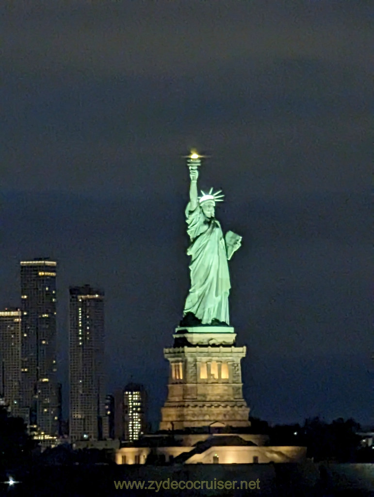 046: Carnival Venezia Transatlantic Cruise, Sea Day 9, Statue of Liberty