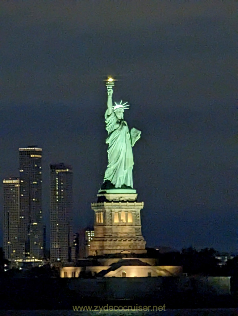 047: Carnival Venezia Transatlantic Cruise, Sea Day 9, Statue of Liberty